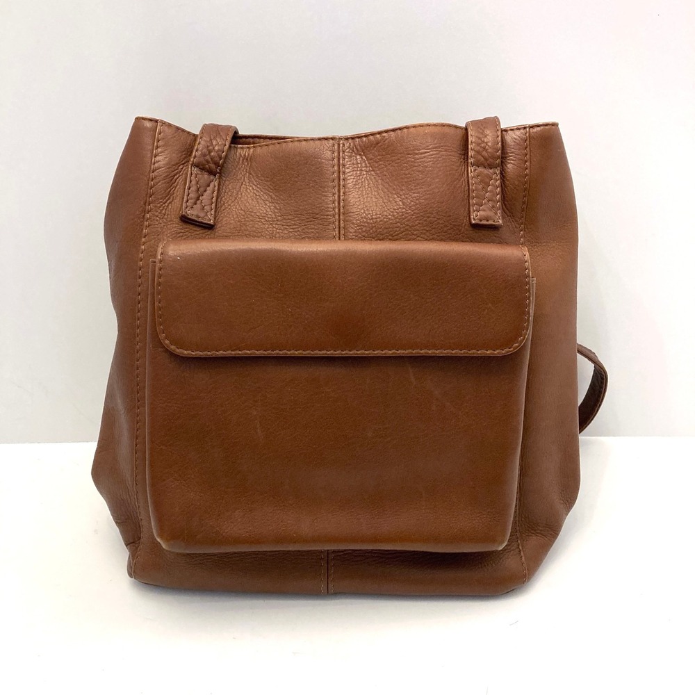 Hobo International Tan Leather Bag Shoulder Tote Pockets
